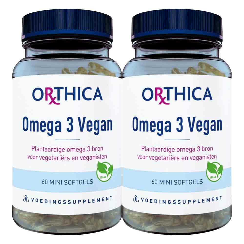 Gratis Verzending: 2x Orthica Omega 3 Vegan 60 softgels
