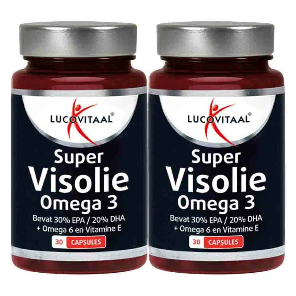 Gratis Verzending: 2x Lucovitaal Super Visolie Omega 3-6 30 capsules
