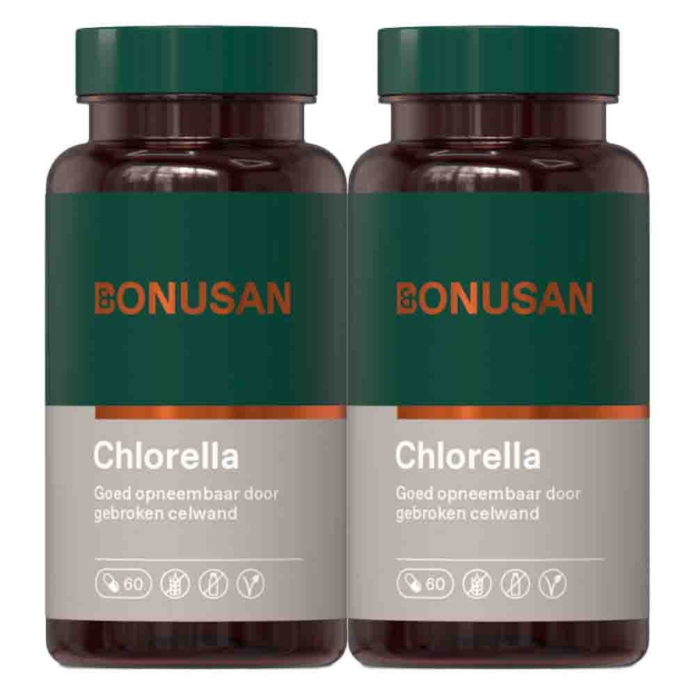 Gratis Verzending: 2x Bonusan Chlorella 60 capsules