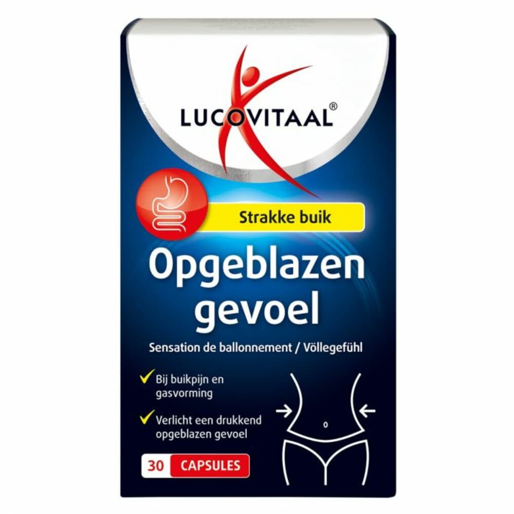 2x Lucovitaal Opgeblazen Gevoel 30 capsules