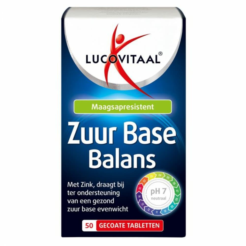 2+2 gratis: Lucovitaal Zuur Base 50 tabletten