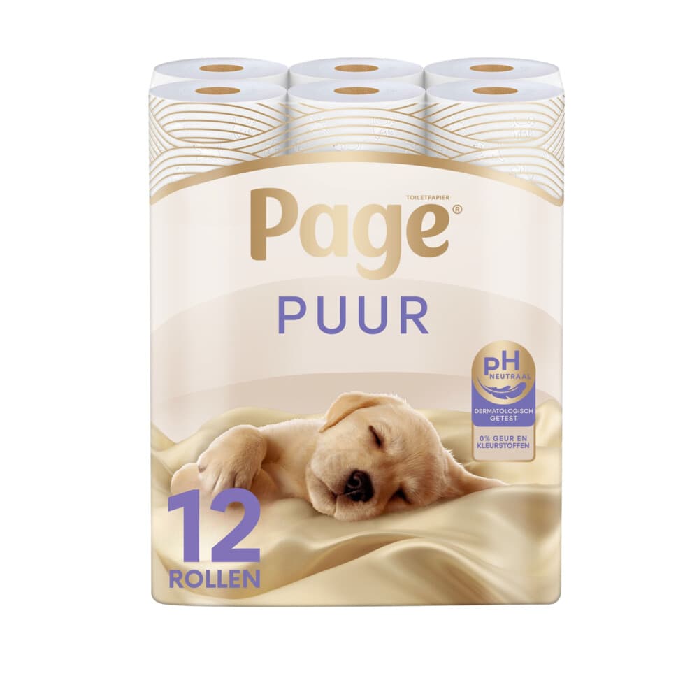 3x Page Toiletpapier Puur 3-laags 4 stuks
