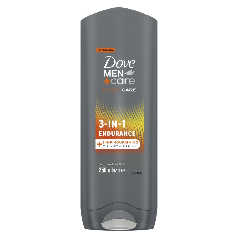 3x Dove Douchegel Men+ Care Sport 250 ml
