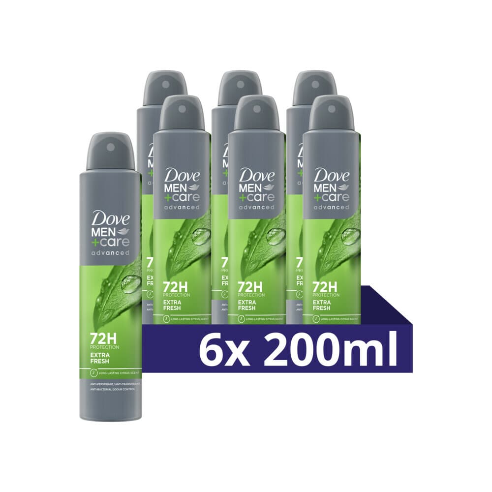 6x Dove Deodorant Men+ Care Extra Fresh 200 ml