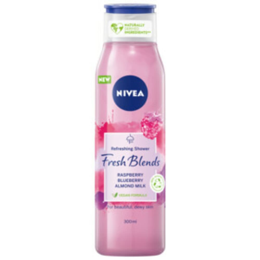 1+1 gratis: NIVEA Fresh Blends Douchegel Fresh Blends Raspberry 300 ml
