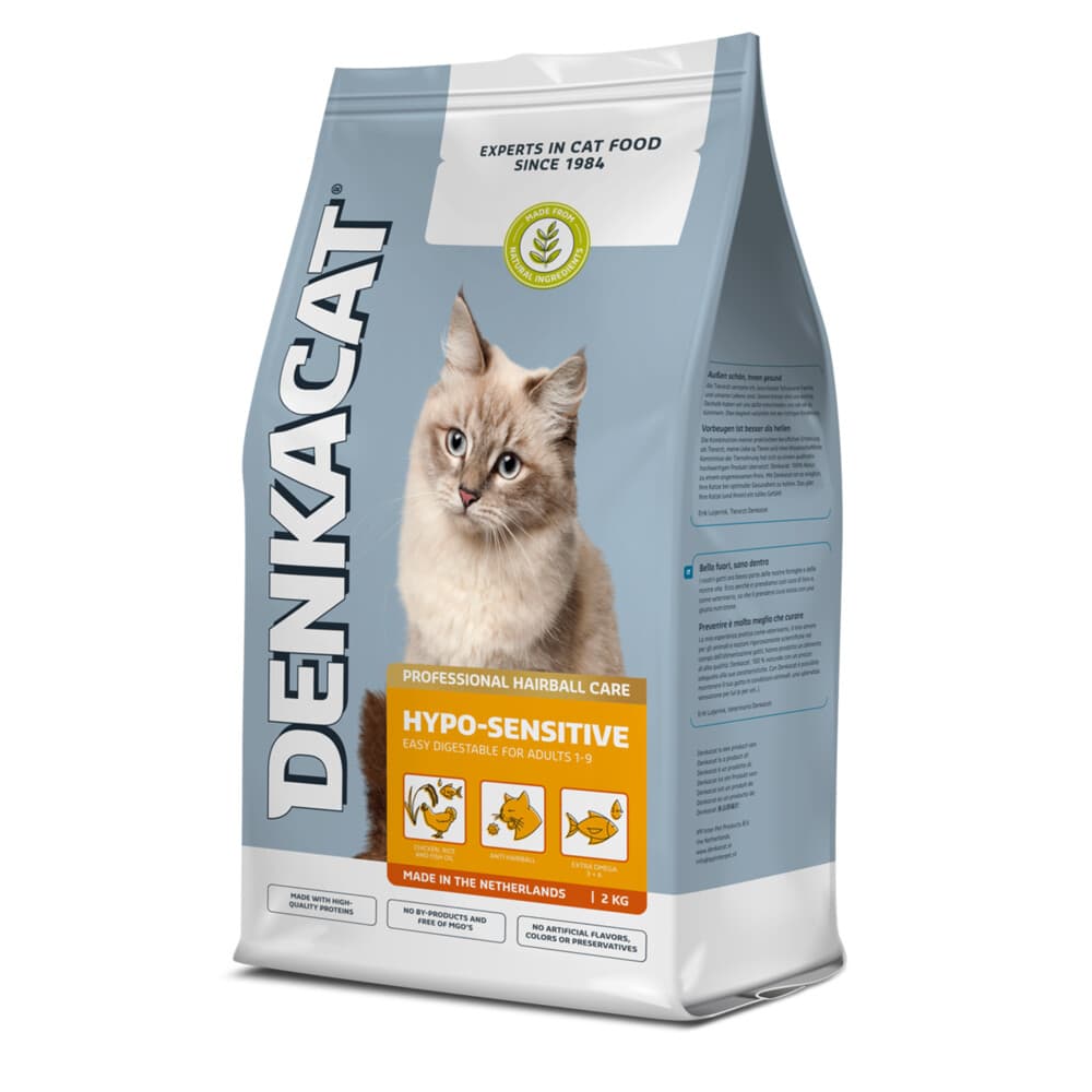 8x Denkacat Hypo Sensitive Kattenvoer 1,25 kg