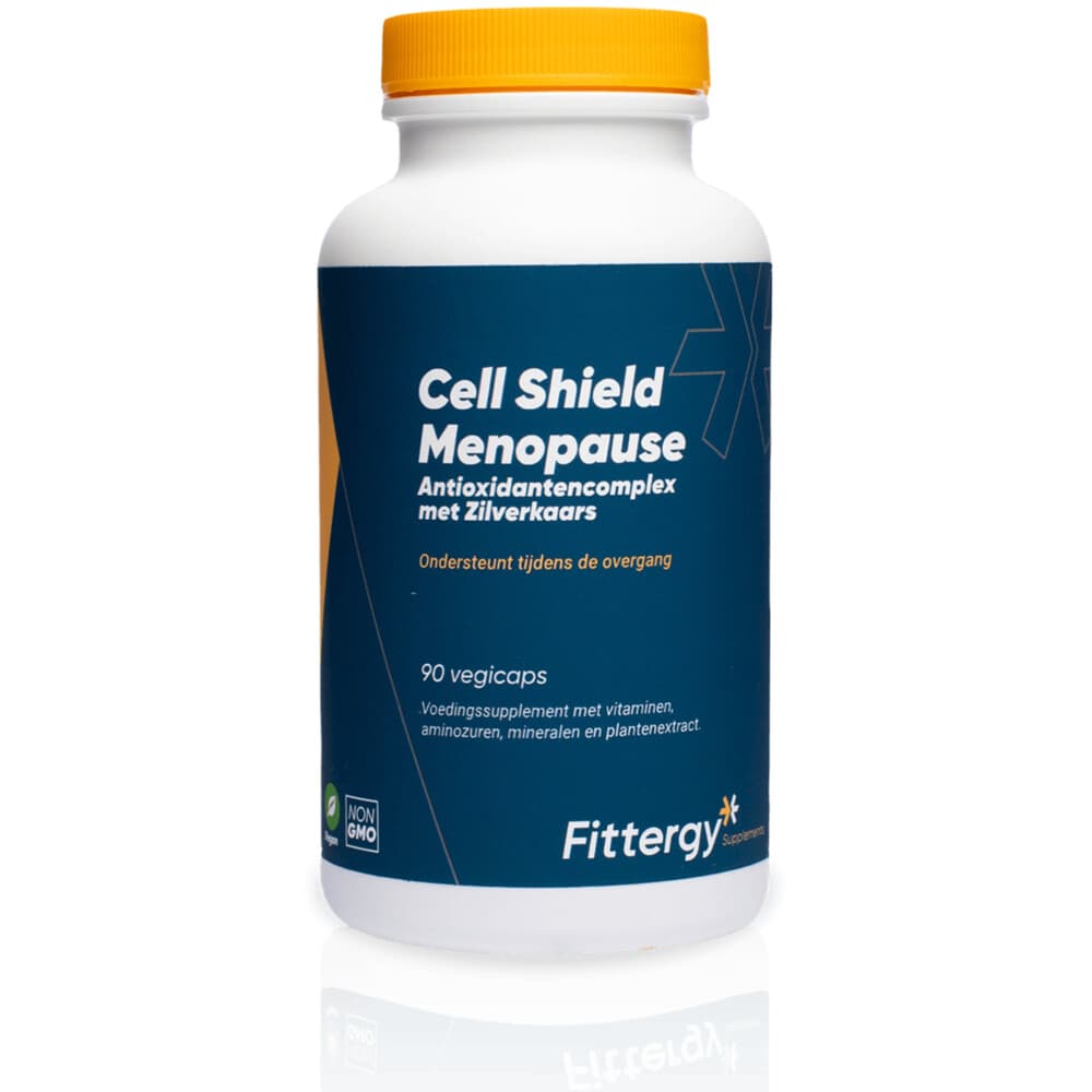 Gratis Verzending: Fittergy Supplements Cell Shield Menopause Antioxidantencomplex Met Zilverkaars 90 capsules