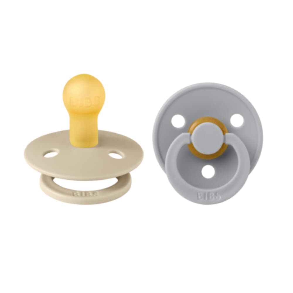 2x Bibs Fopspeen Maat 1 0-6 mnd Vanilla Cloud 2 stuks