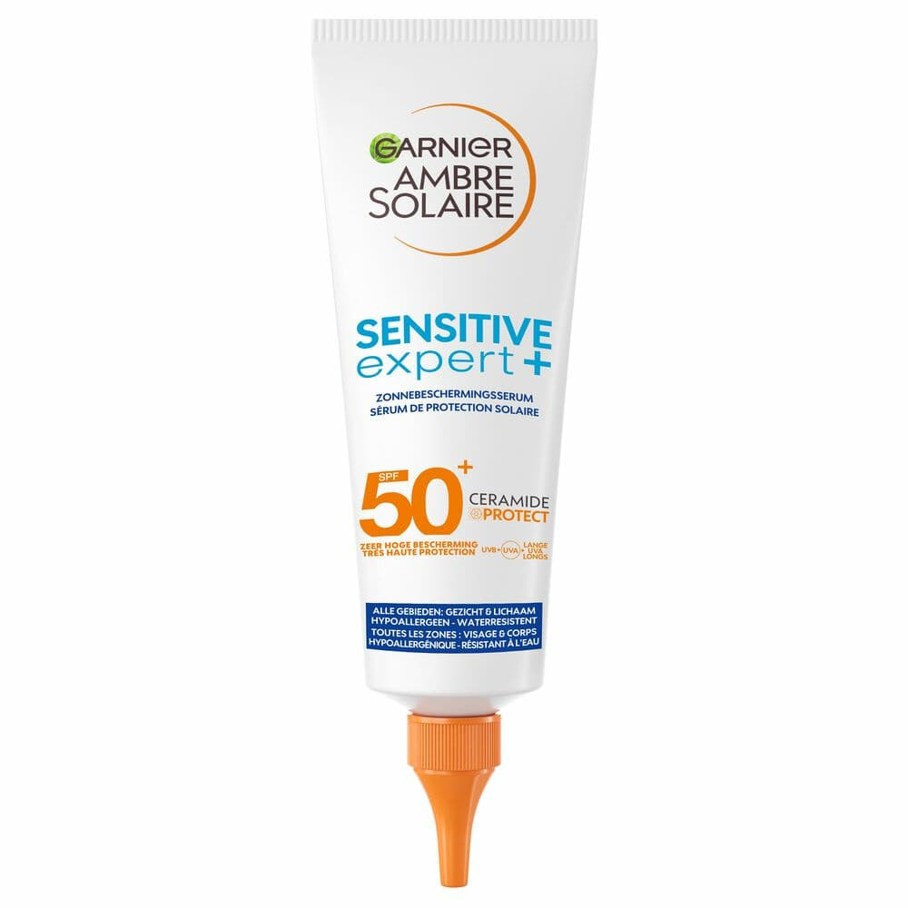 3x Garnier Ambre Solaire Sensitive Expert+ Zonbeschermingsserum SPF 50+ 125 ml