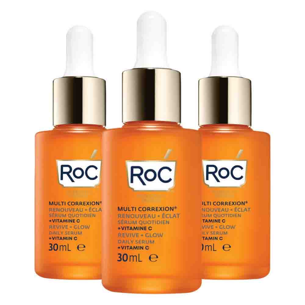 3x RoC Multi Correxion Revive + Glow Daily Serum 30 ml