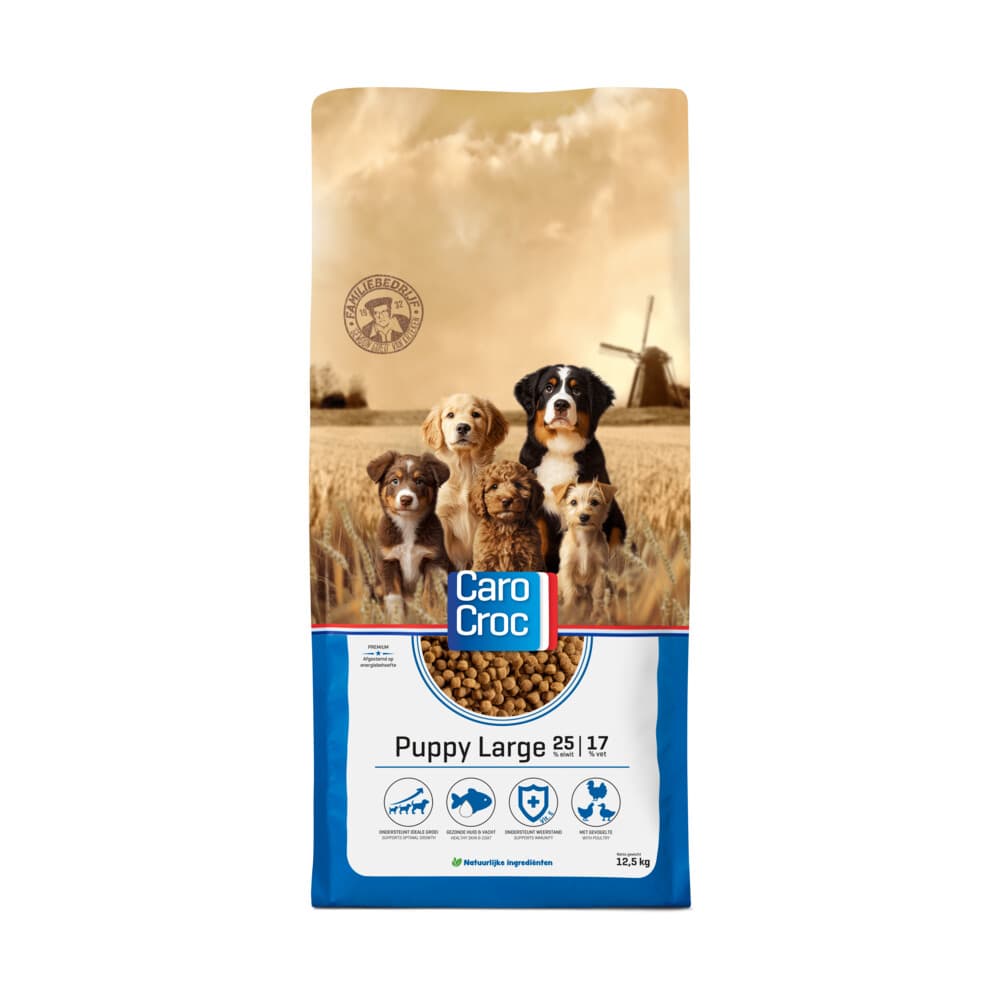 CaroCroc Hondenvoer Droog Puppy Large 12,5 kg