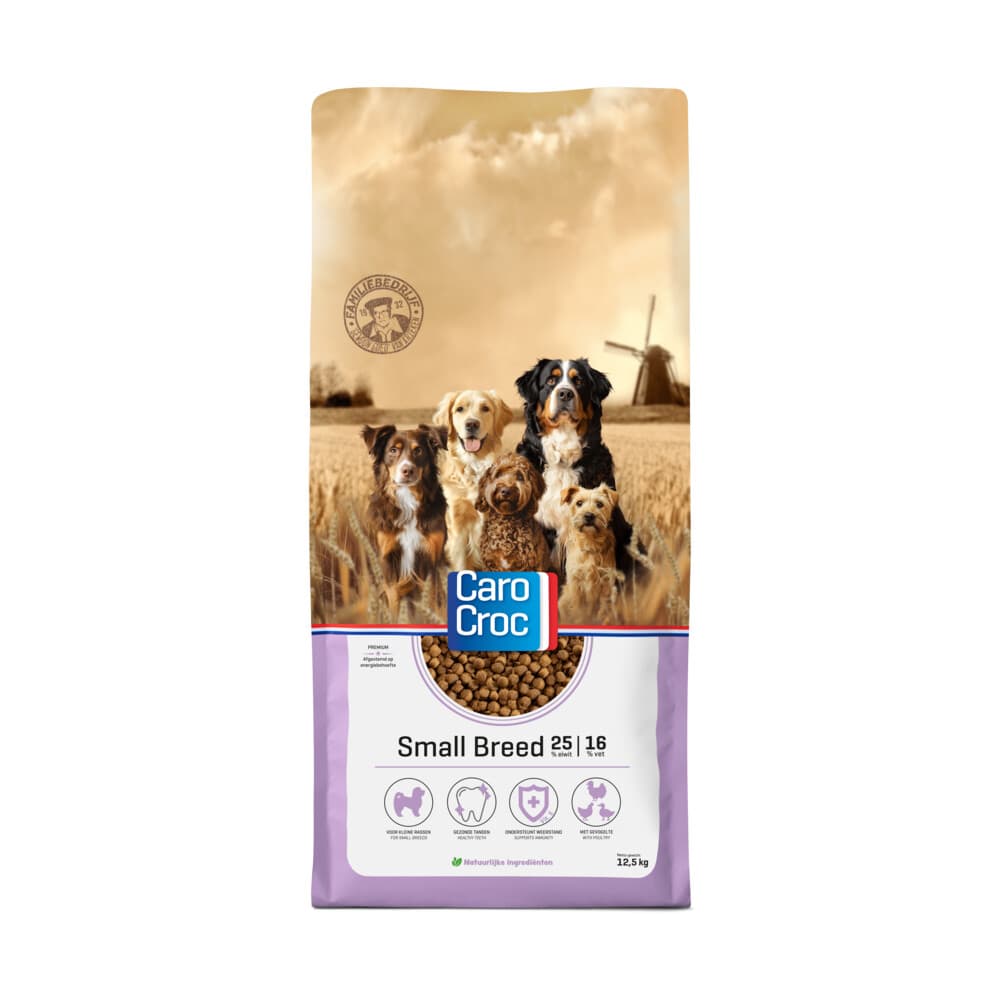 CaroCroc Hondenvoer Droog Small Breed 12,5 kg
