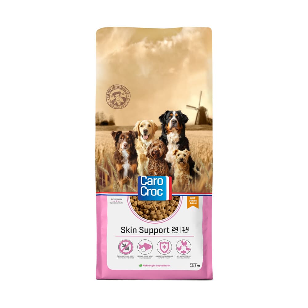 CaroCroc Hondenvoer Droog Skin Support 12,5 kg