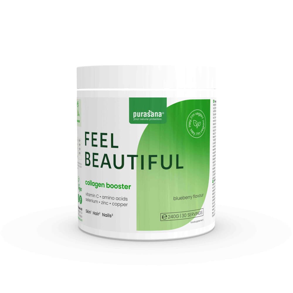 Gratis Verzending: 3x Purasana Vegan Collageen Booster 240 gr
