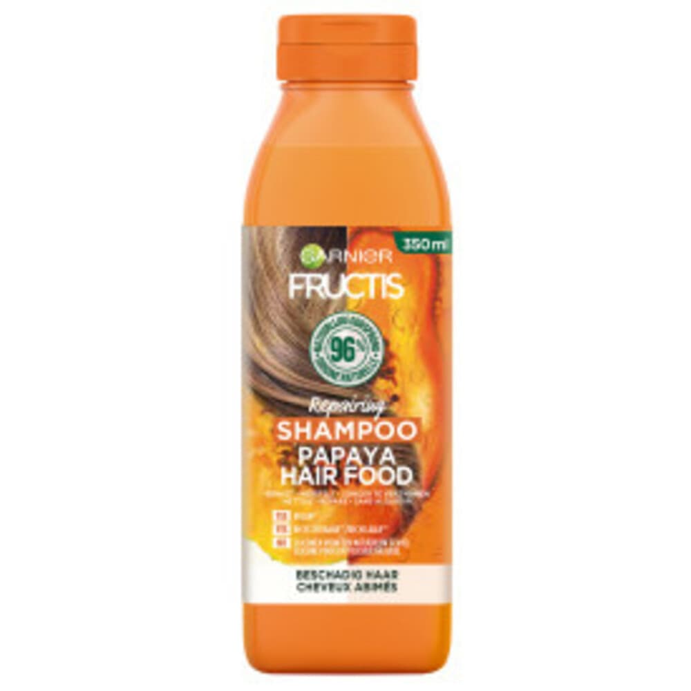 1+1 gratis: Garnier Fructis Hair Food Papaya Shampoo 350 ml