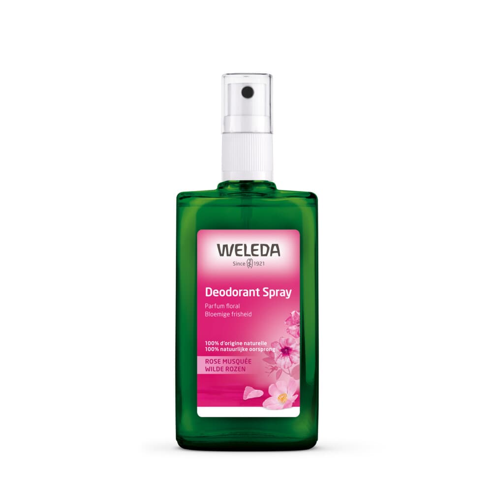 2e halve prijs: WELEDA Deodorant Spray Wilde Rozen 100 ml