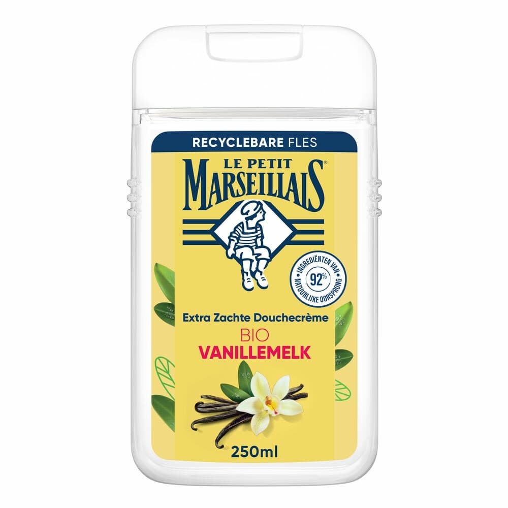 6x Le Petit Marseillais Douchecrème Vanilla Milk 250 ml