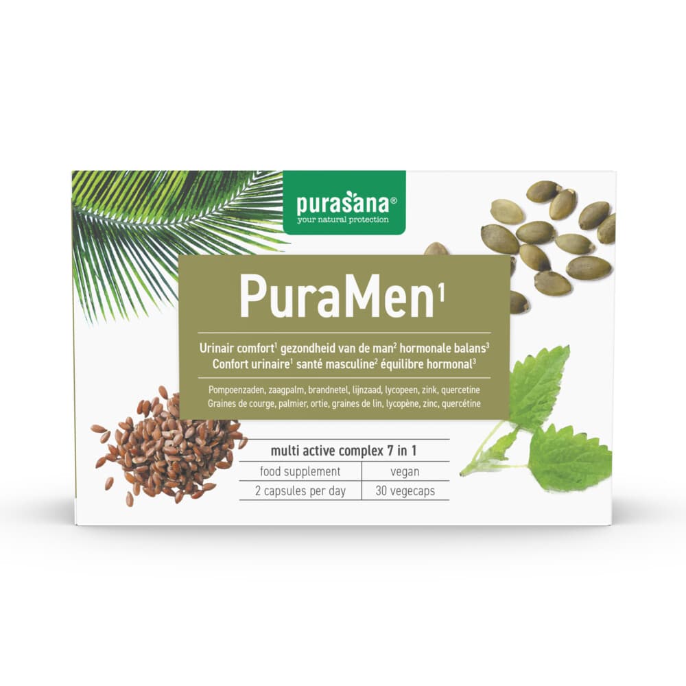 Gratis Verzending: Purasana PuraMen 30 capsules