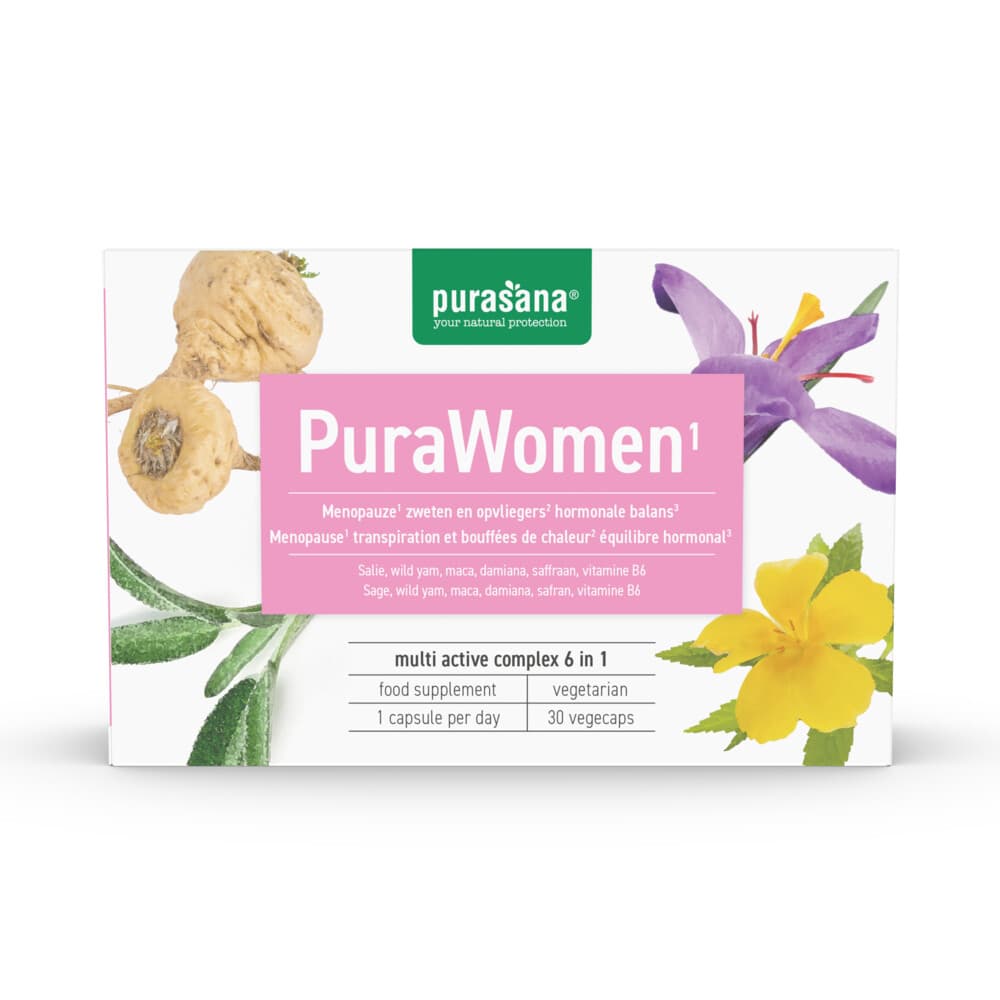 Gratis Verzending: 3x Purasana PuraWomen 30 capsules