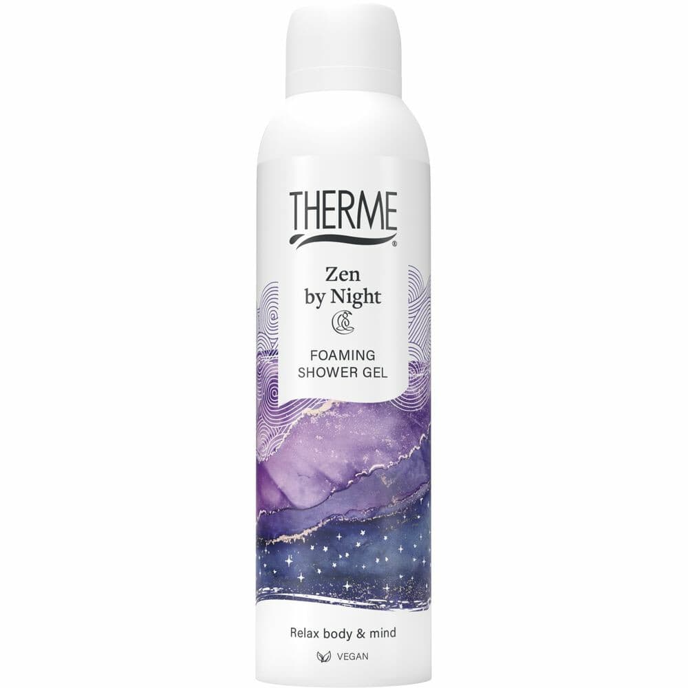 3x Therme Foaming Shower Gel Zen by Night 200 ml