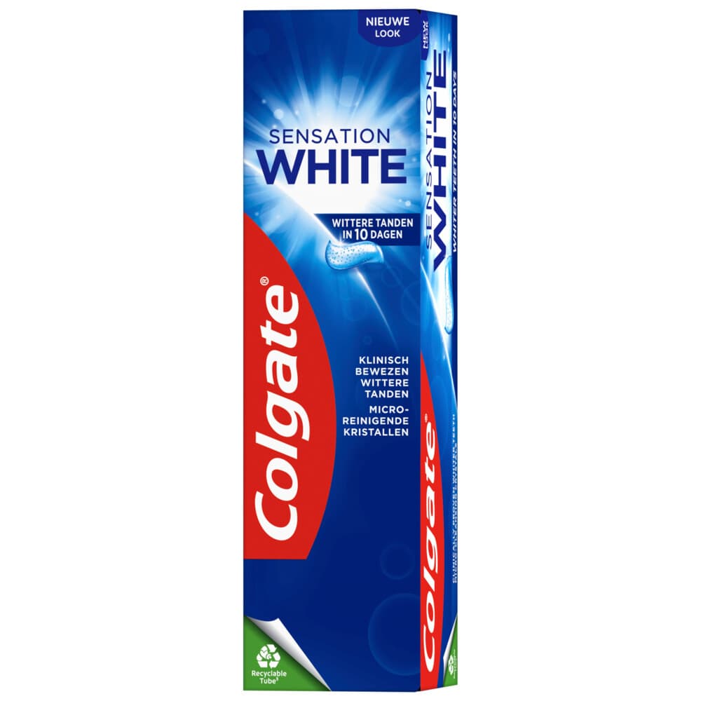 3+2 gratis: Colgate Tandpasta Sensation White 75 ml