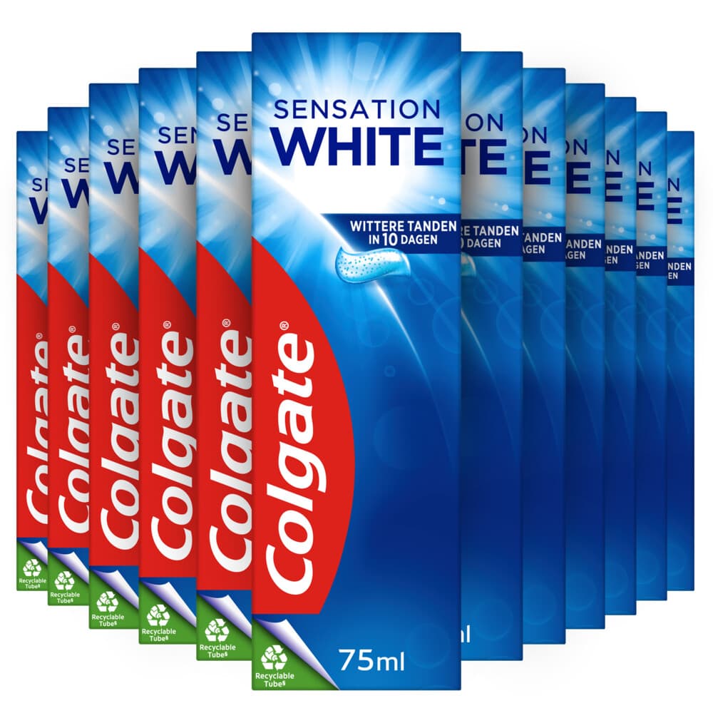 12x Colgate Tandpasta Sensation White 75 ml