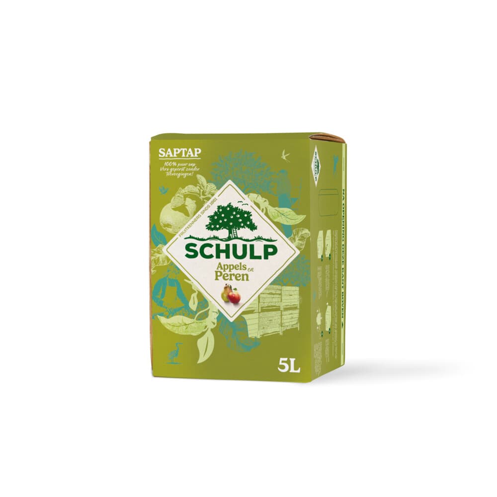 2x Schulp Saptap Appel-Peer Ambachtelijk 5 liter