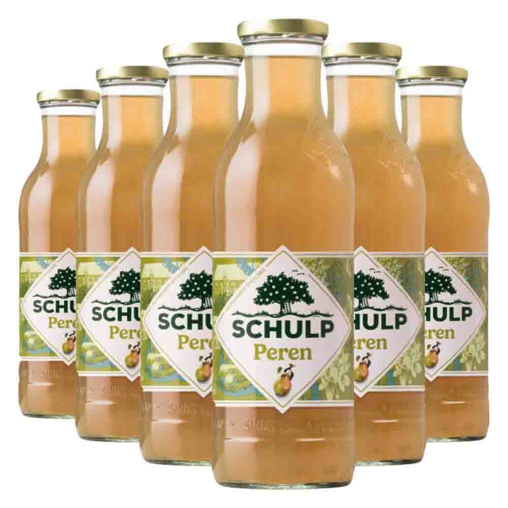 Schulp Perensap Ambachtelijk 6 x 0,75 liter