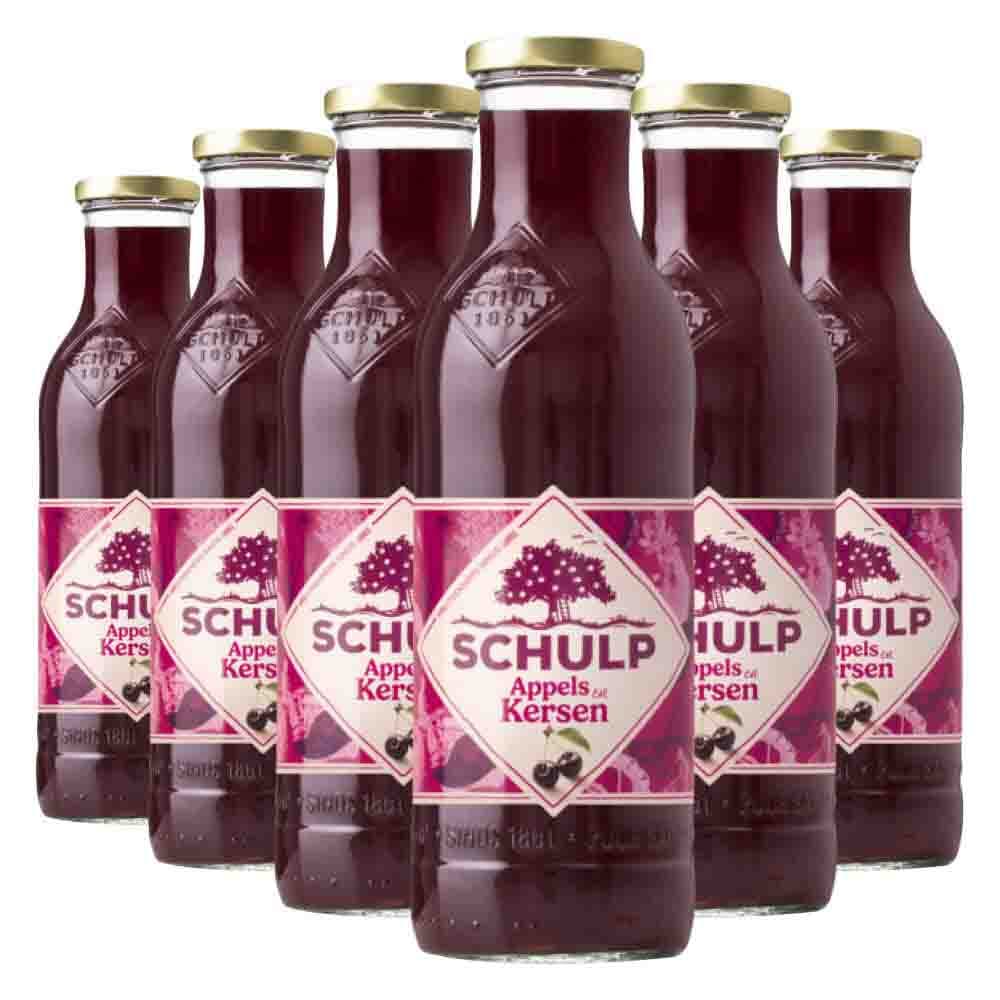 Schulp Appel&Kersensap Ambachtelijk 6 x 0,75 liter
