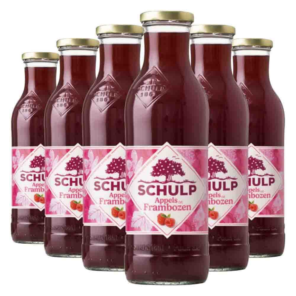 Schulp Appel&Frambozensap Ambachtelijk 6 x 0,75 liter