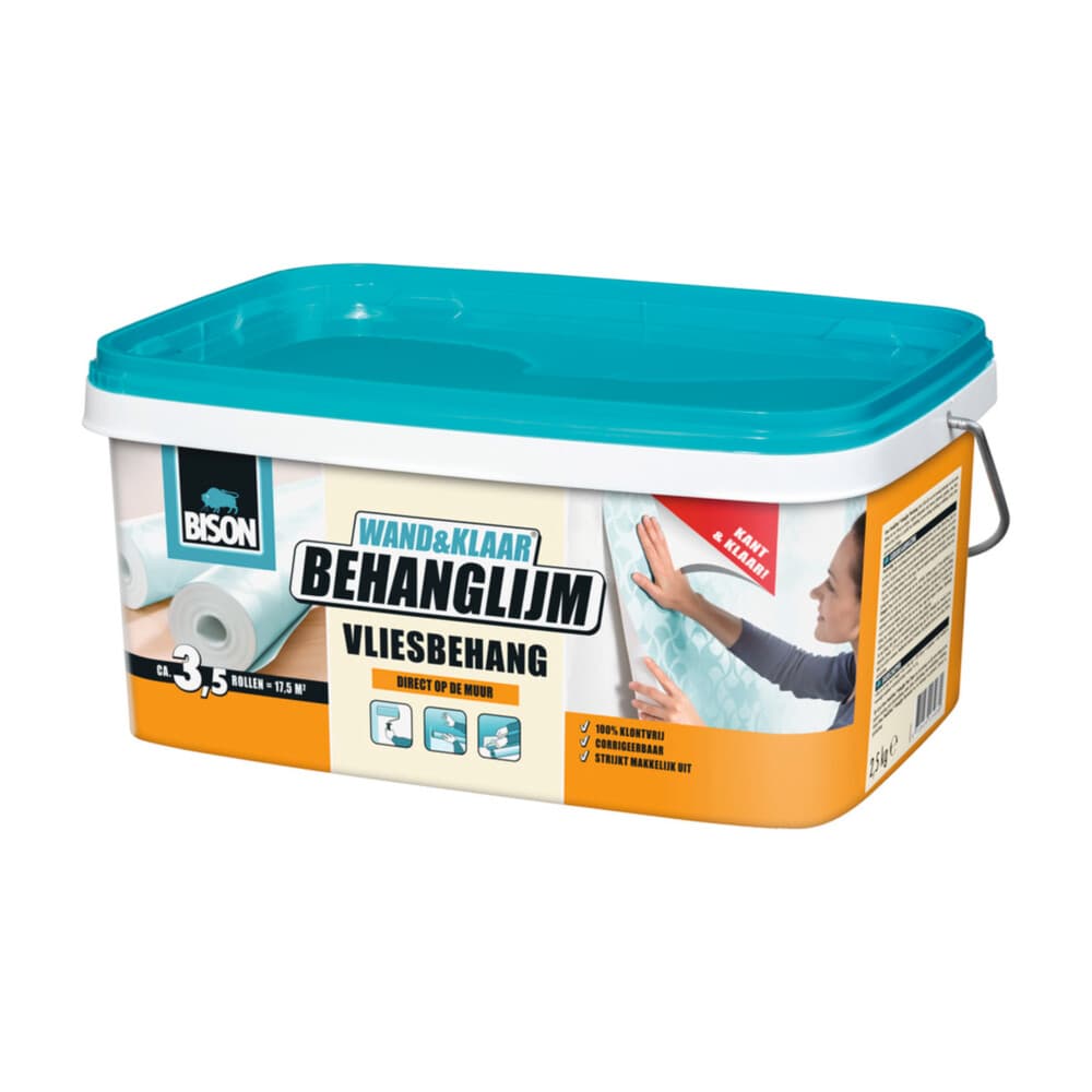 Bison Wand&Klaar Behanglijm Vliesbehang Emmer 2,5 kg