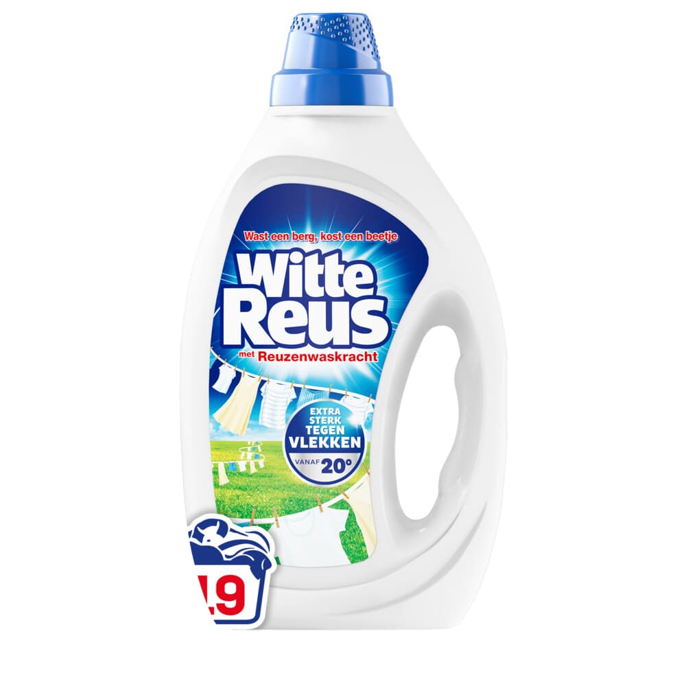 2+1 gratis: Witte Reus Wasmiddel Gel 19 Wasbeurten 855 ml