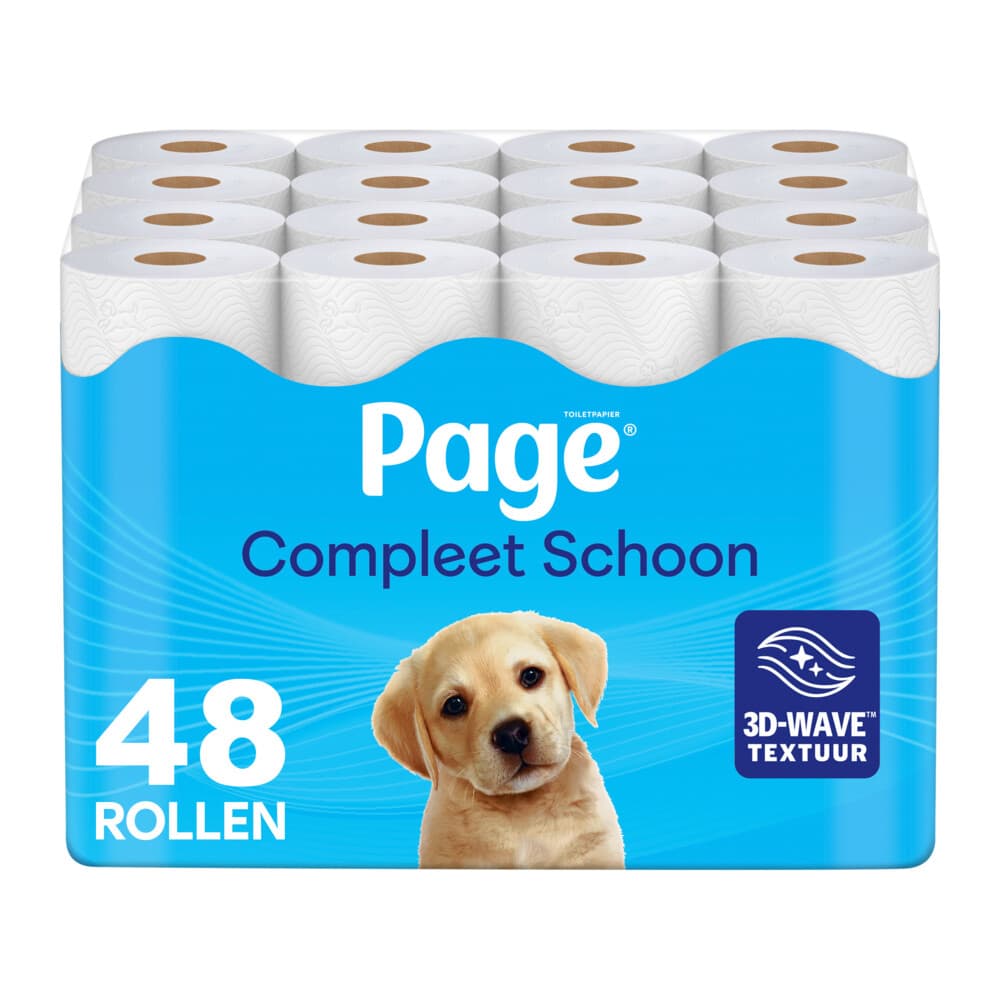 2x Page Toiletpapier Compleet Schoon 2-laags 24 stuks