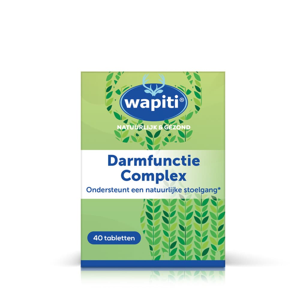 Gratis Verzending: Wapiti Darmfunctie Complex 40 tabletten