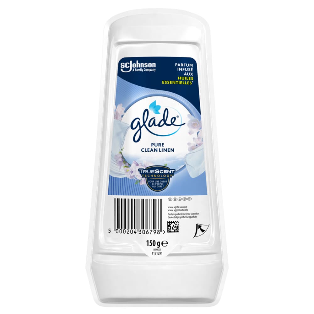 8x Glade Luchtverfrisser Clean Linen 150 gr