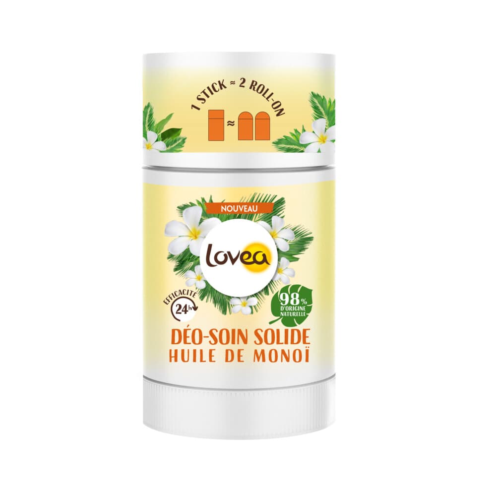 8x Lovea Solid Deodorant Tahiti Monoi 50 gr