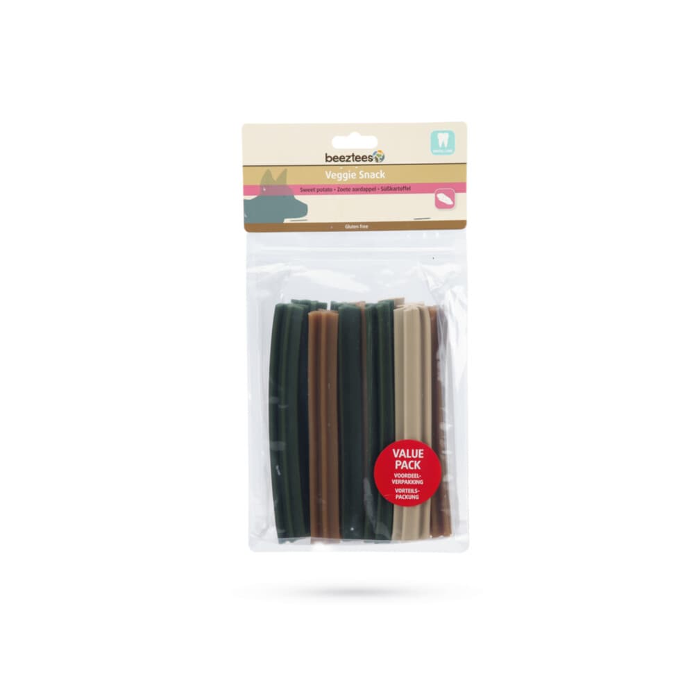 4x Beeztees Hondensnack Veggie Staaf Mix 500 gr