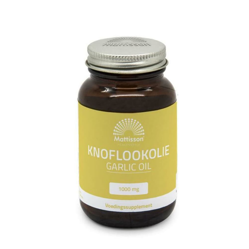Gratis Verzending: Mattisson Knoflookolie 1000mg 60 capsules