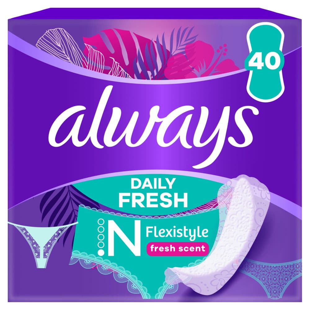 Always Inlegkruisjes Fresh Flexistyle 40 stuks