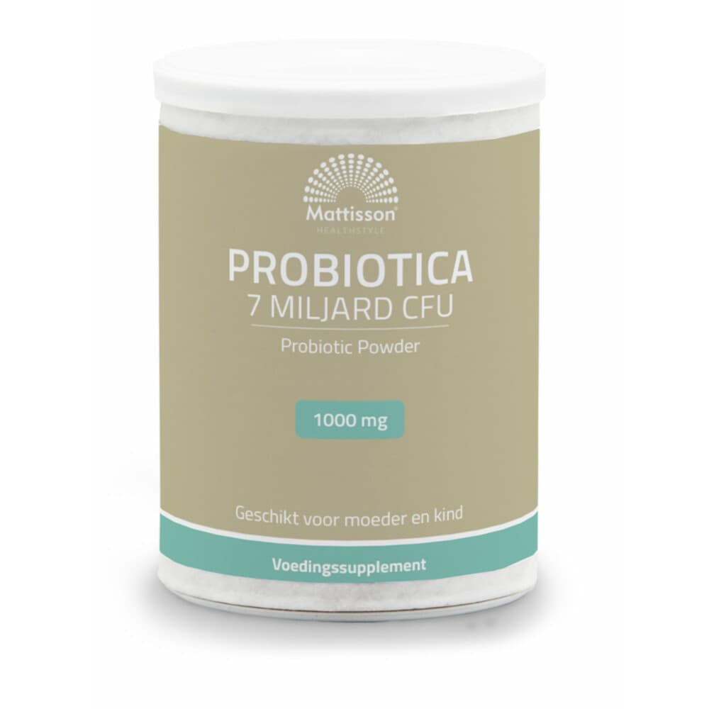 Gratis Verzending: Mattisson Probiotica 7 Miljard CFU 1000mg 125 gr