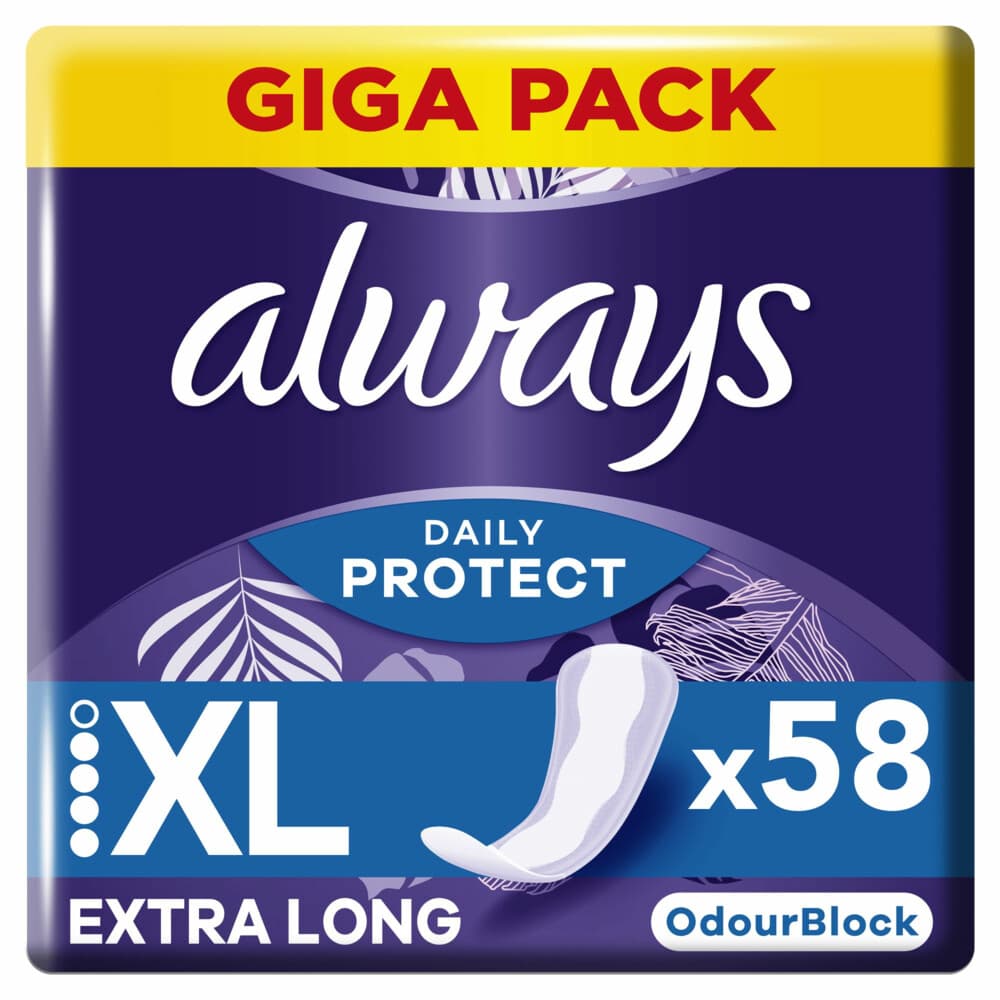 Always Inlegkruisjes Long Plus 58 stuks