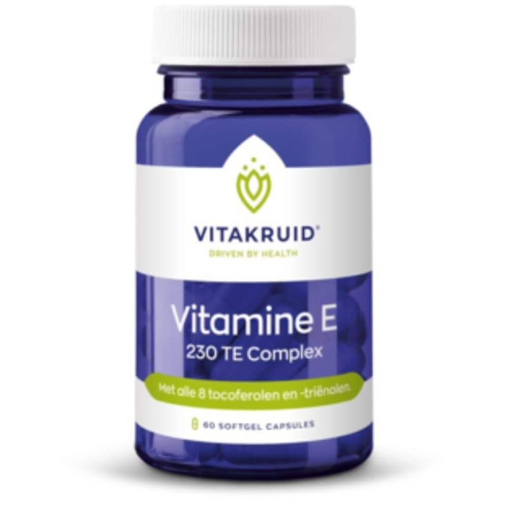 Gratis Verzending: Vitakruid Vitamine E 230 TE Complex 60 capsules
