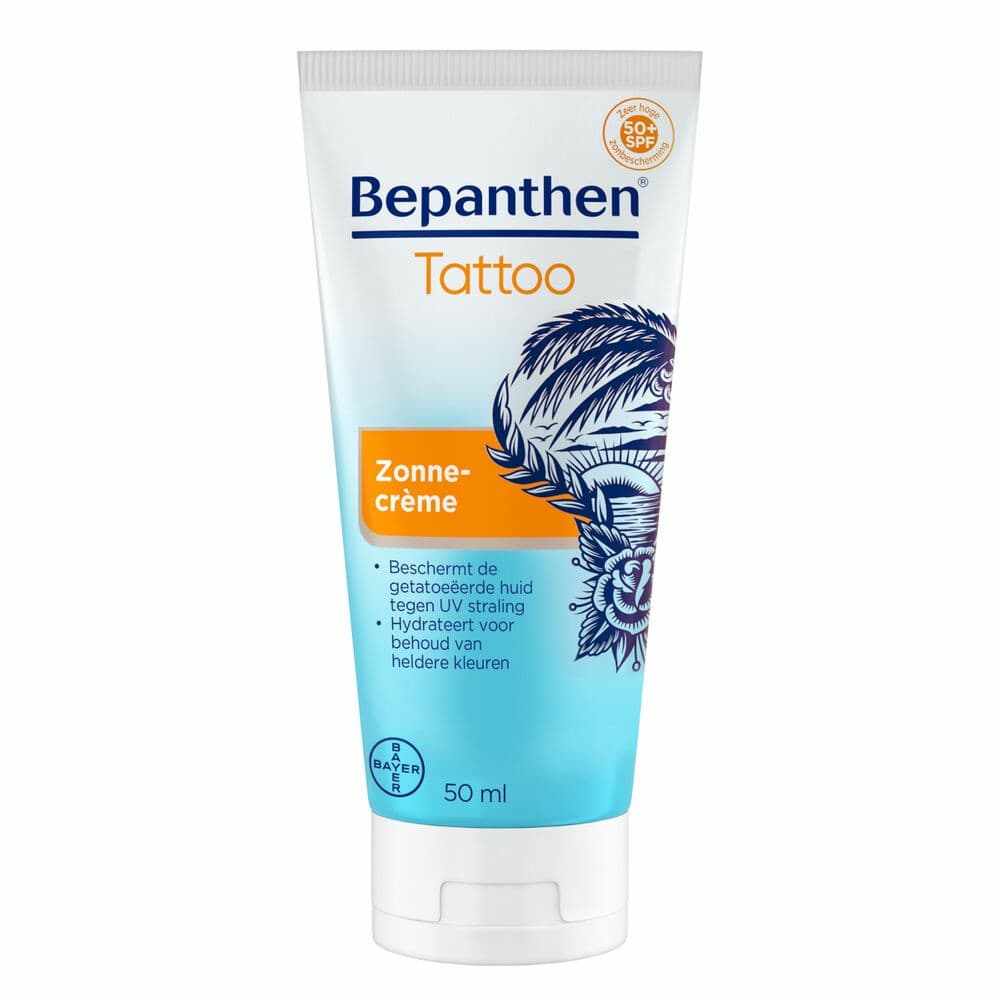 2x Bepanthen Tattoo Zonnecrème 50 ml