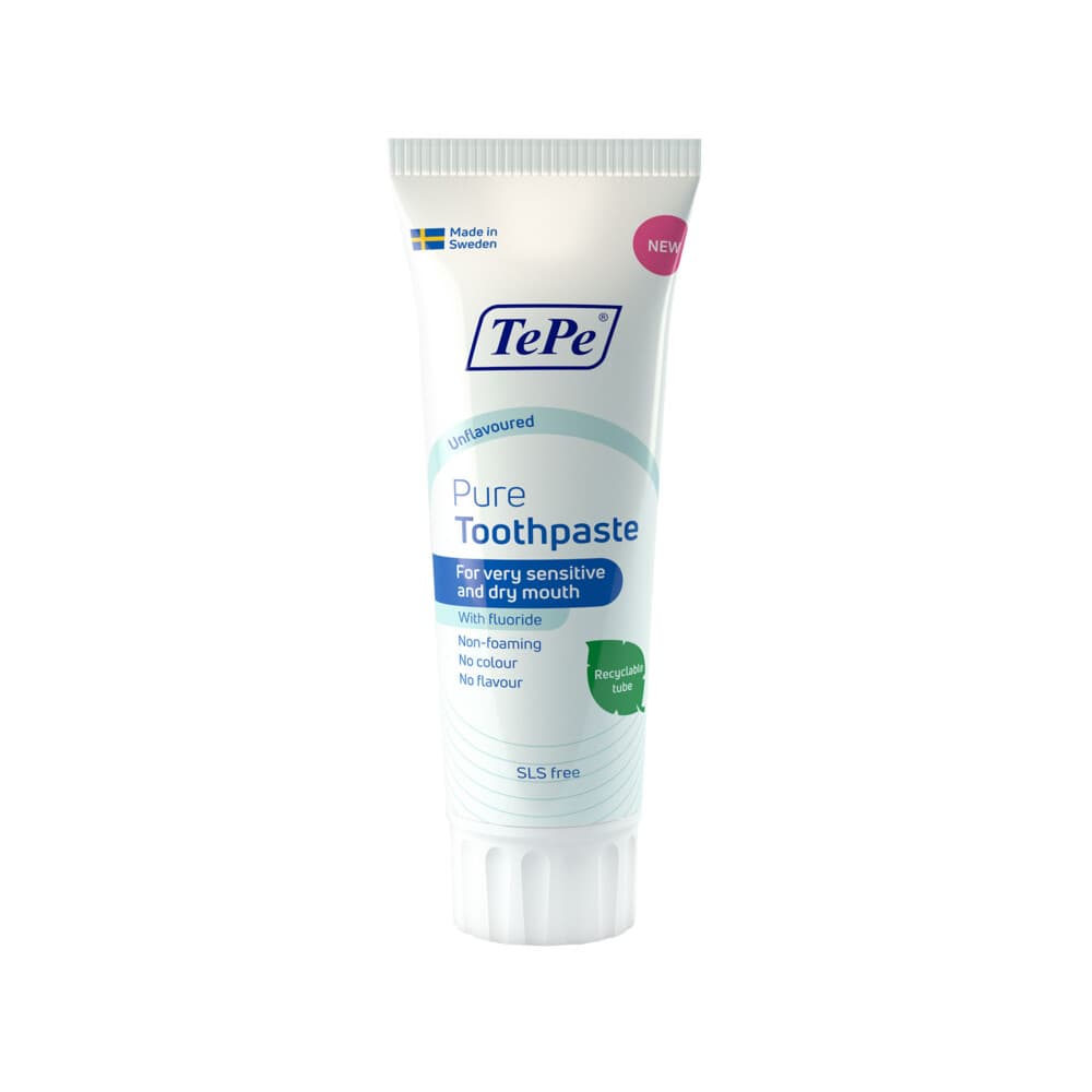 TePe Tandpasta Pure Unflavoured 75 ml