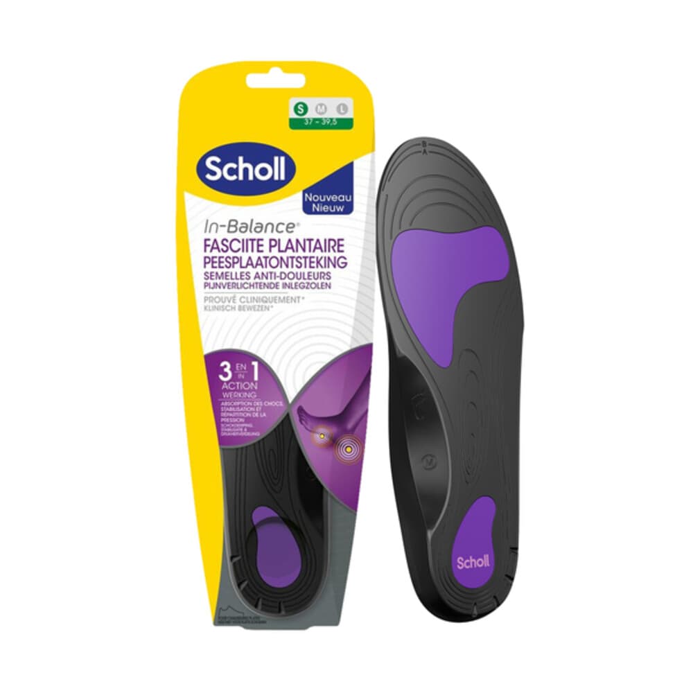 Scholl Balance Inlegzolen Peesplaatontsteking Small (maat 37-39,5) 1 paar