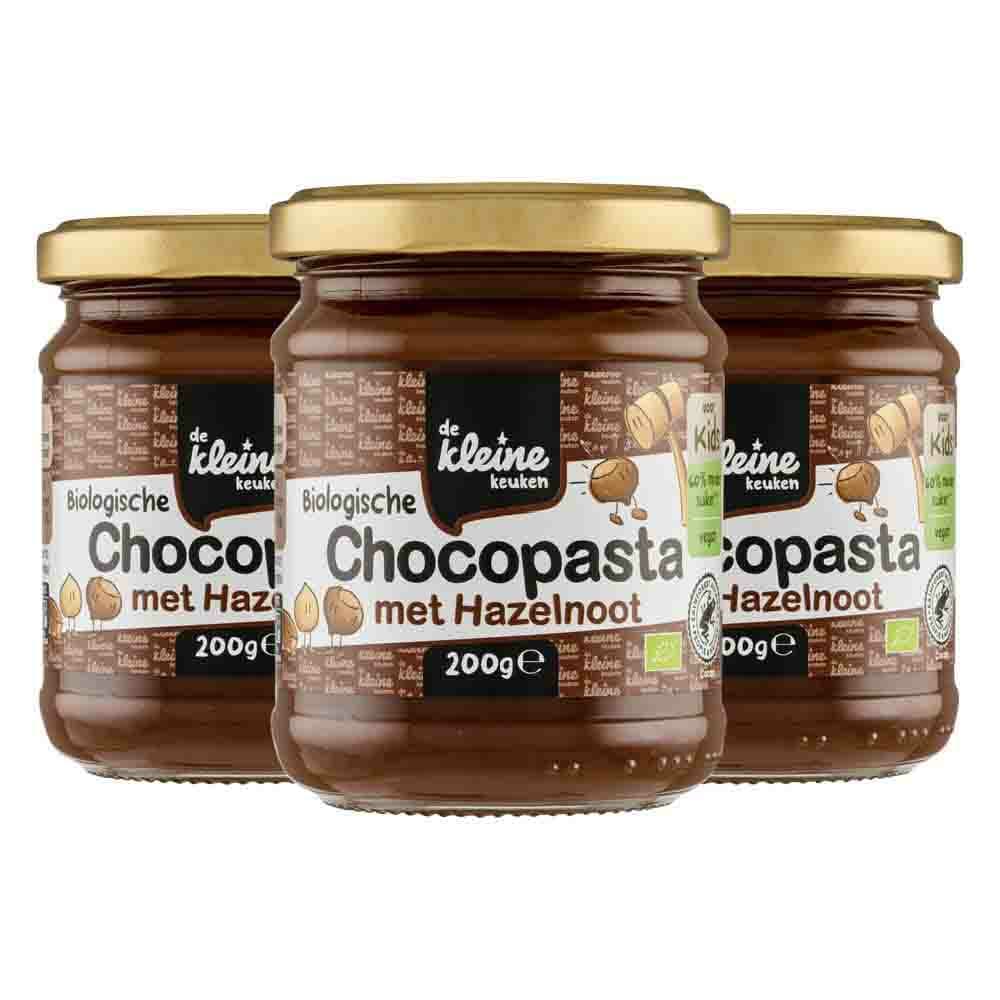 3x de Kleine Keuken Chocopasta Kids 200 gr