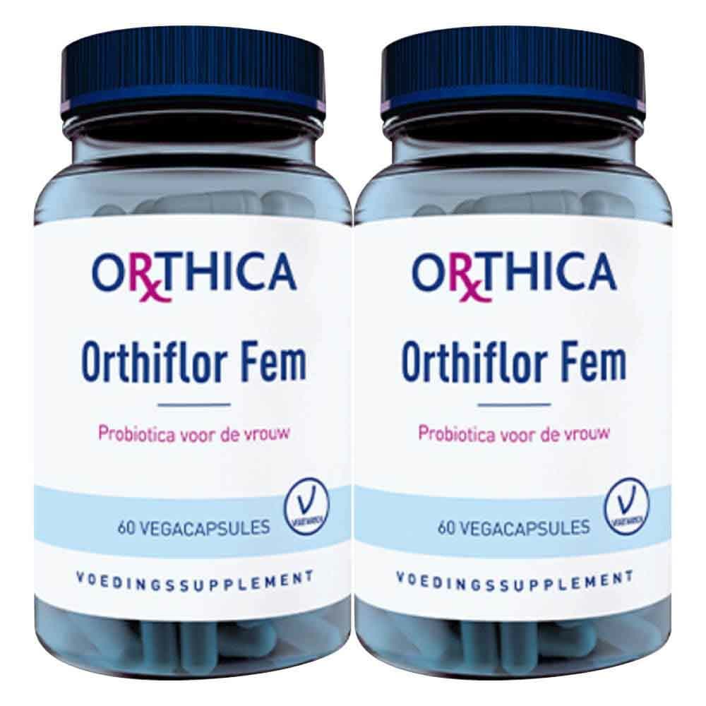 Gratis Verzending: 2x Orthica Orthiflor Fem 60 capsules
