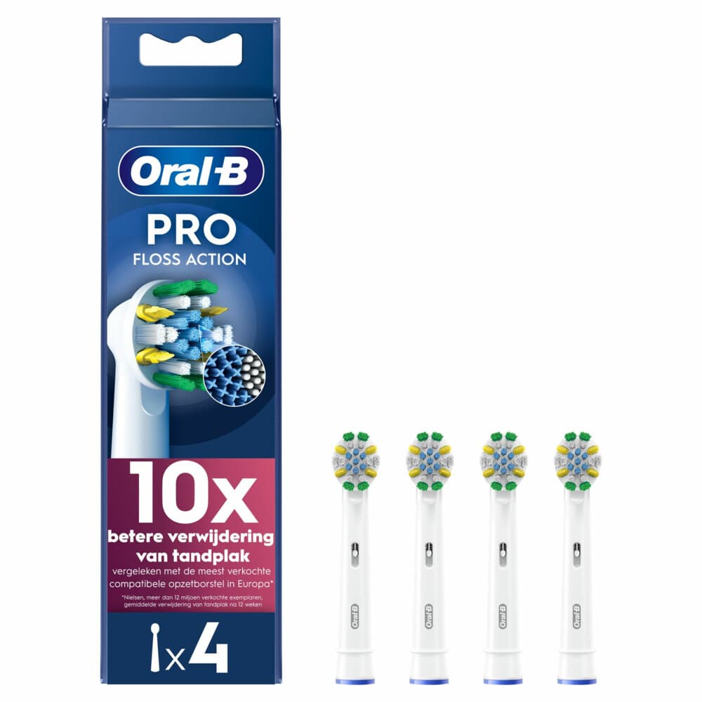 6x Oral-B Opzetborstels FlossAction Wit 4 stuks