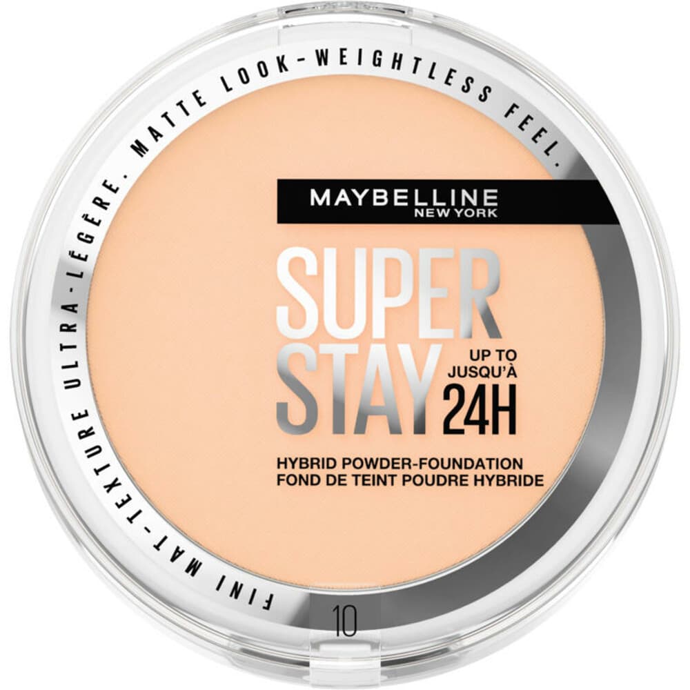 1+1 gratis: Maybelline SuperStay 24H Hybrid Poeder Foundation 10 9 gr
