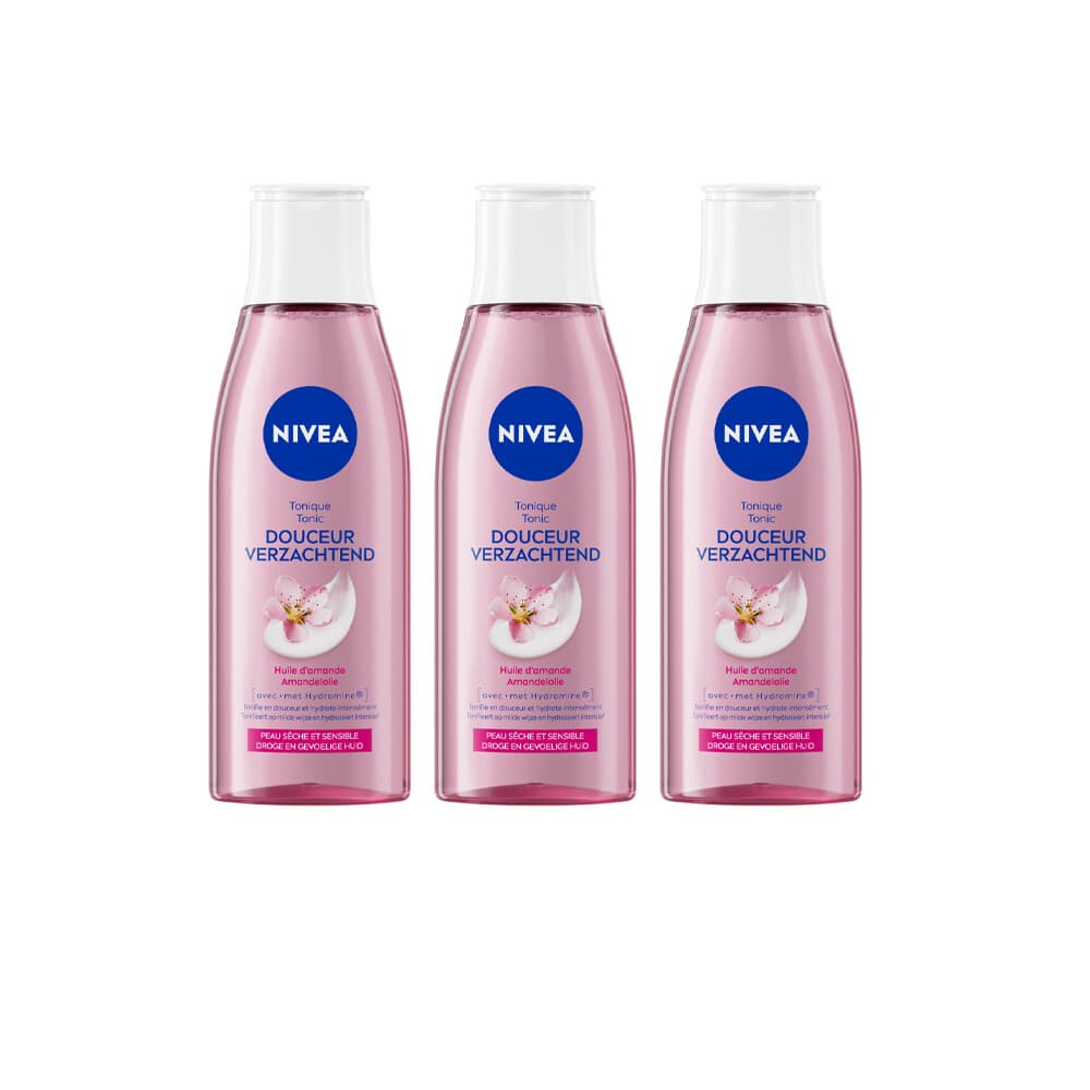 3x NIVEA Renigingstonic Verzachtend 200 ml